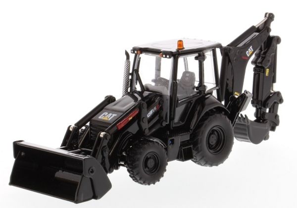 DCM85234 - CATERPILLAR 420F2 IT Black backhoe loader with conductor and metal box - COMING SOON - 1