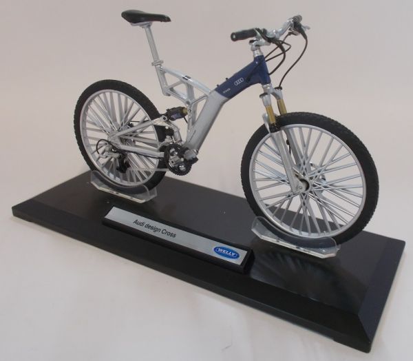 WEL62570PWF - AUDI Design Cross mountain bike blue and gray - 1