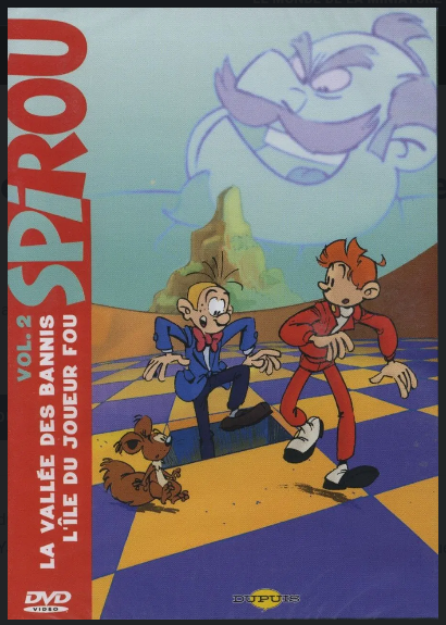 DVD-MTDUP05 - DVD Spirou Vol 2 episodes The Valley Of The Banished and The Island Of The Crazy Gambler - 1
