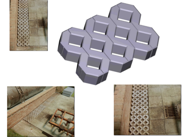 JUW23279 - Pack of 100 lawn tiles - 1