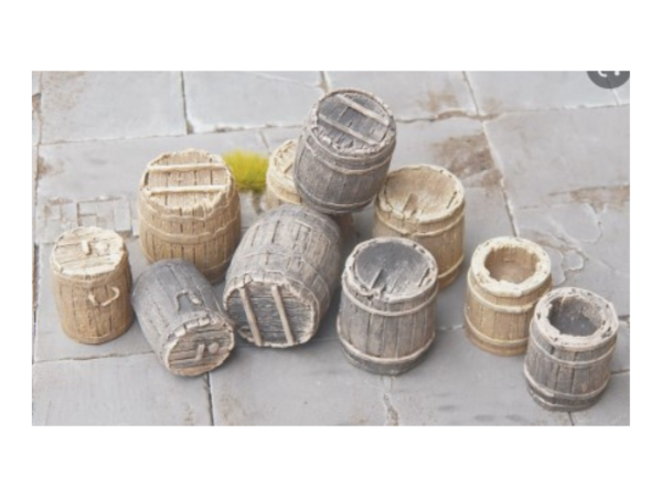 JUW23415 - 10 wooden barrels - 1