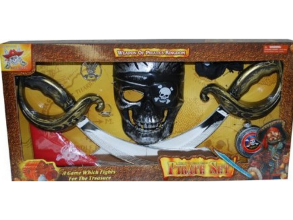 LPE50532 - Pirate kit with a mask, 2 swords and accessories - 1