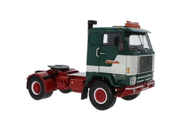 MOD18139 - VOLVO F88 Bilspedition 4x2 1971 Green and white - 1