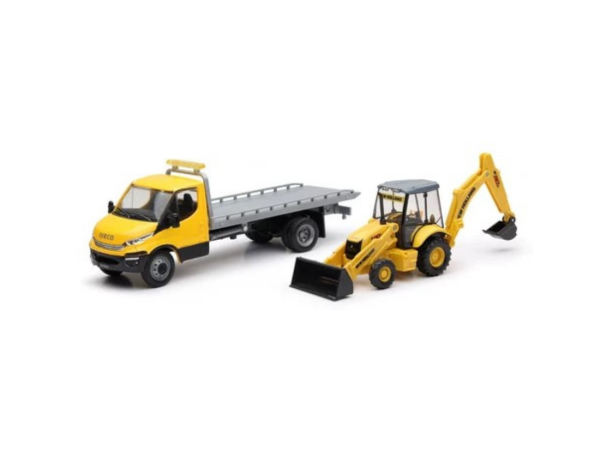 NEW16193A - IVECO truck with NEW HOLLAND B110C backhoe - 1