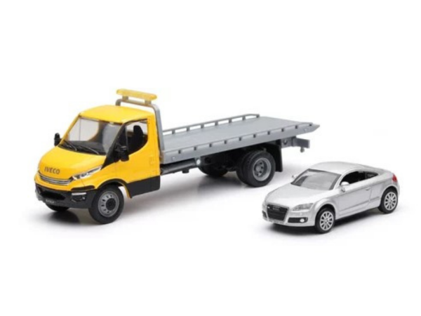NEW16233C - IVECO truck with AUDI TT grey - 1