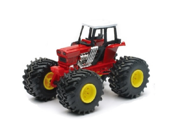 NEW19936F - red tractor monster truck - 1