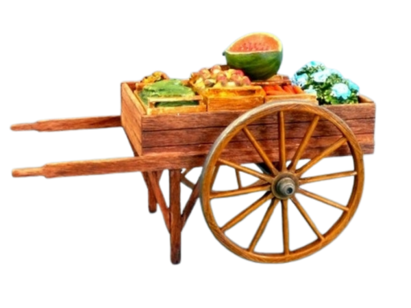 PLS513 - Cart with Vegetables. in kit. to paint - 1