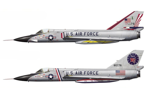 HAW02402 - Aircraft F-106A Delta dart - Bicentennial to assemble and paint - 1