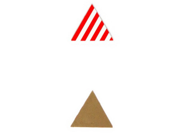 PMAA-208 - Triangular template panel 19 x 16.5 mm - 1