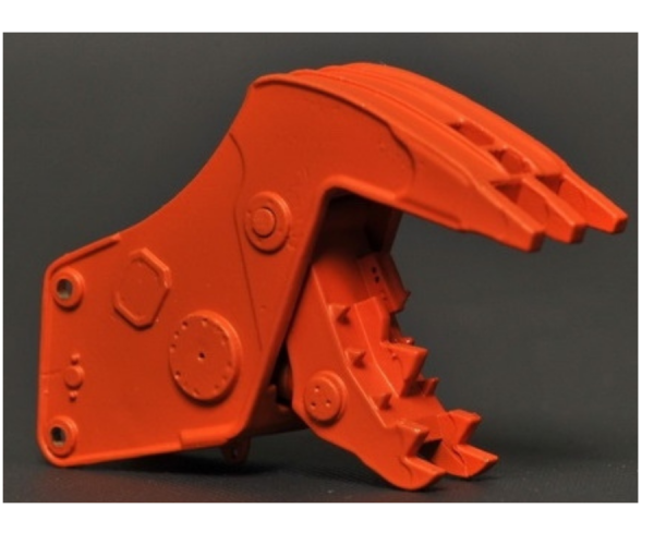 YCC410-2 - Demolition clamp orange for excavator 30-45 tons - 1