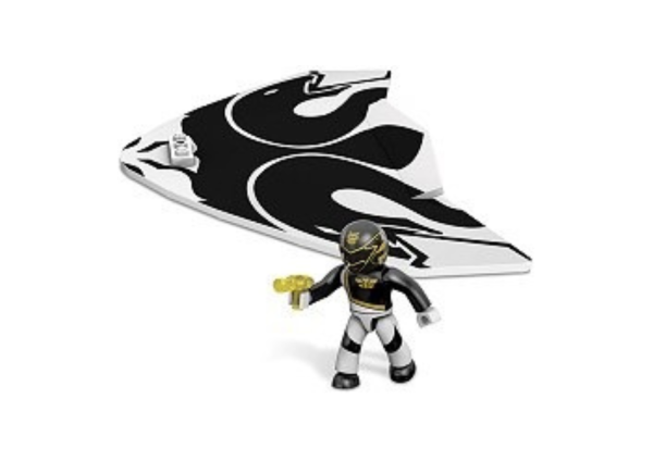 MEGA05677 - Glider with character POWER RANGERS Black - 11 Pieces - 1