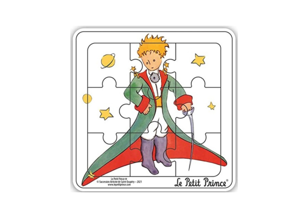 MGM865007-B - Wooden frame puzzle 9 pieces THE LITTLE PRINCE with his sword - 1