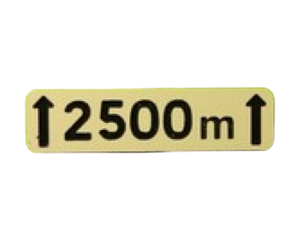 MCD-028 - Signage sign Over 2500m - In kit form - 1