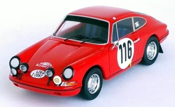 TRODSN132 - PORSCHE 911T #116 Monte Carlo Rally 1968 P.TOIVONEN / M.TIUKKANEN - Limited to 150ex. - 1