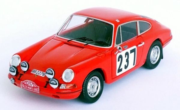 TRODSN182 - PORSCHE 911 T #237 Monte Carlo Rally 1968 A.ANDERSSON / S-O.SVEDBERG - Limited to 150ex. - 1