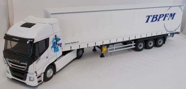 ELI116449 - IVECO Stralis XP 4x2 with trailer 3 axles TAUTLINER transport TBPFM - 1