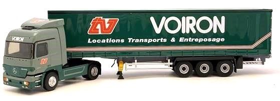 ELI116927 - MERCEDES BENZ Actros 1844 4x2 withe Tautliner trailer 3 axles Transports VOIRON - 1