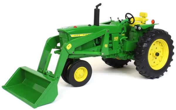 ERT45724 - JOHN DEERE 4020 diesel row crop with loader - 1