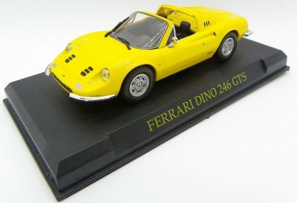MAGFERDINO - FERRARI Dino 246 GTS 1972 yellow roof open sold in blister - 1