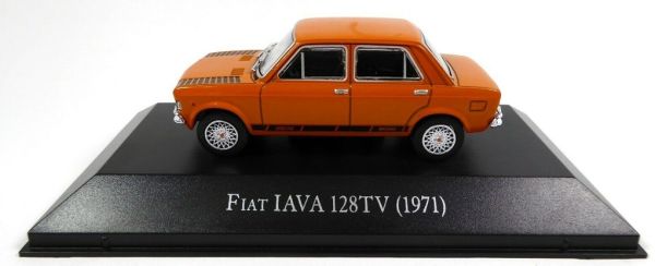 MAGARG36 - FIAT Iava 128 TV 1971 orange 4-door saloon sold in blister pack - 1