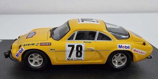 TRORRFR25 - RENAULT-ALPINE A110 #78 10th Critérium des Cévennes 1969 B.WOLLEK / M.GRANDRIVE - 1