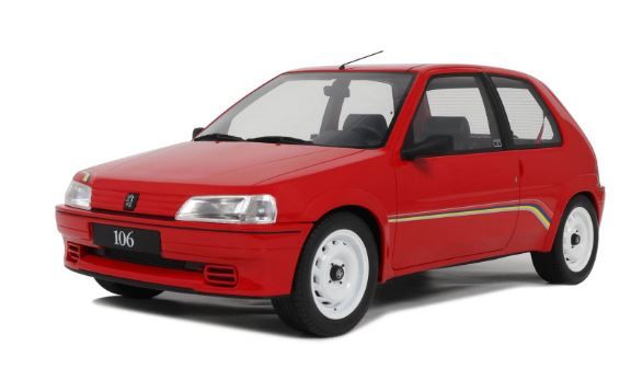 G108 - PEUGEOT 106 Phase 1 1993 Rally Red - 1