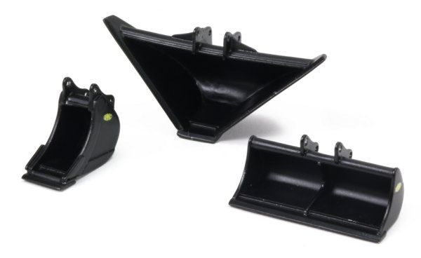 GF64-SET1 - Set of 3 BMC buckets - excavation; leveling and trapezoidal without wings - 1