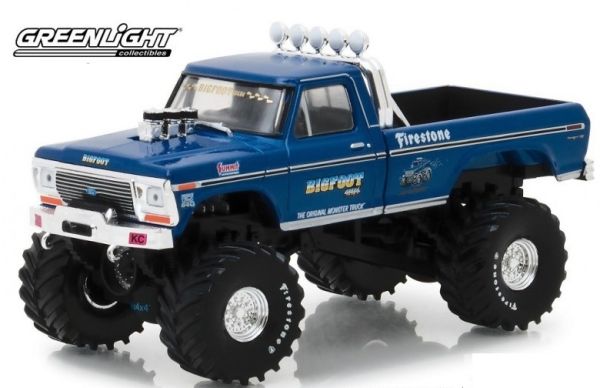 GREEN86097 - FORD F-250 monster truck Bigfoot #1 1974 blue - 1