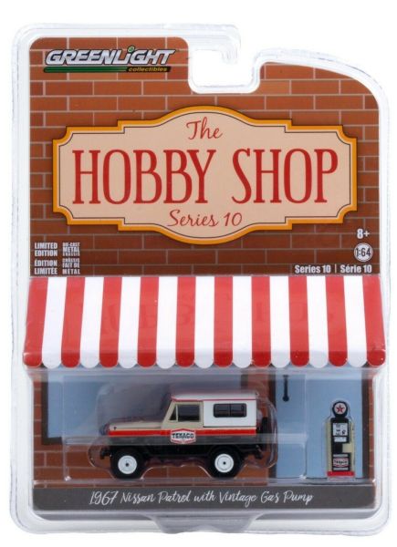 GREEN97100-A - NISSAN Patrol 1967 4x4 TEXACO with fuel pump The Hobby Shop Series sold in blister - 1