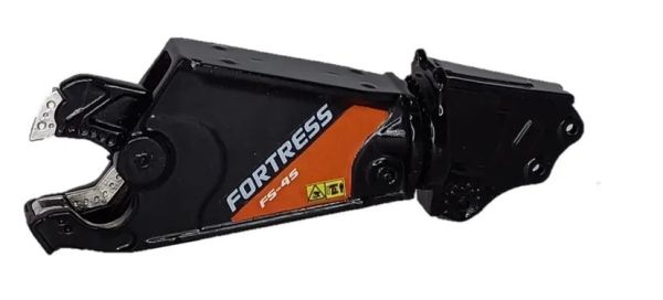 GF118-2-B - FORTRESS FS45-R Black scrap shears with boom support for excavators up to 25 tons - 1