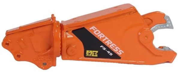 GF118-2-O - FORTRESS FS45-R Orange scrap shears with boom support for excavators up to 25 tons - 1