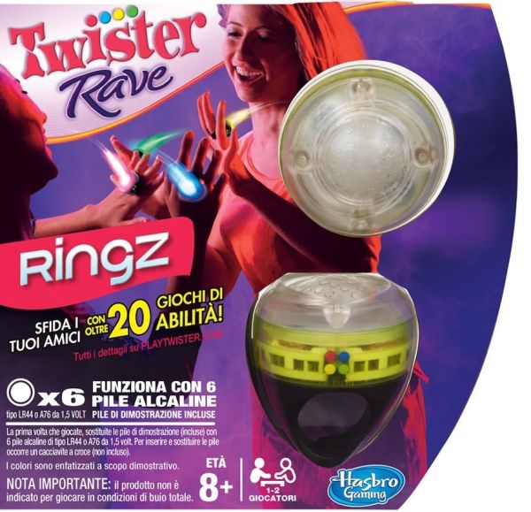 HASA2420 - 2 Rings to play TWISTER - ATTENTION Game in ITALIAN - 1