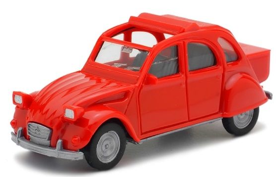 HER027632-002 - CITROËN 2 CV red with trunk extension - 1
