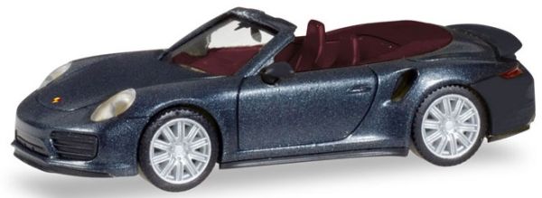 HER038928 - PORSCHE 911 Turbo convertible grey dark - 1