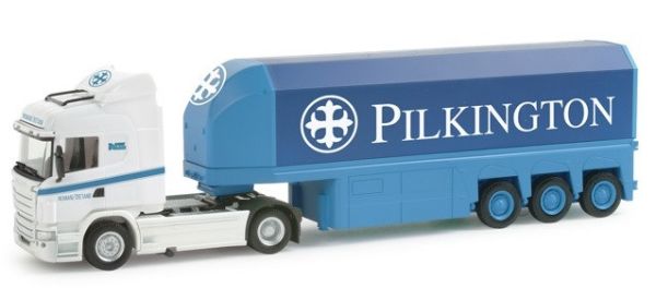 HER156899 - Scania R 09 HL glass transporter semi trailer 