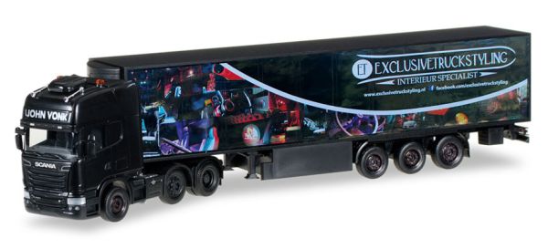HER307000 - SCANIA R TL 6x4 Transport John Vonk with 3-axle semi fridge - 1
