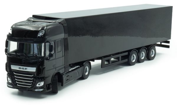 HOL076000 - DAF XF 106 Super Space Cab 4x2 with trailer rigid box 3 axles - 1