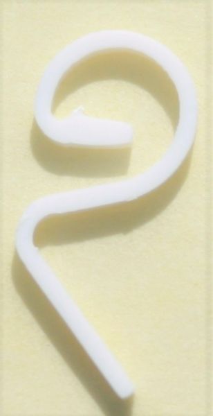 MCP-013B - White vibrocultivator tines V2 in bag of 10 pieces - 1