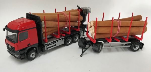 CON78233/0 - MERCEDES-BENZ Arocs log carrier with log trailer - 1