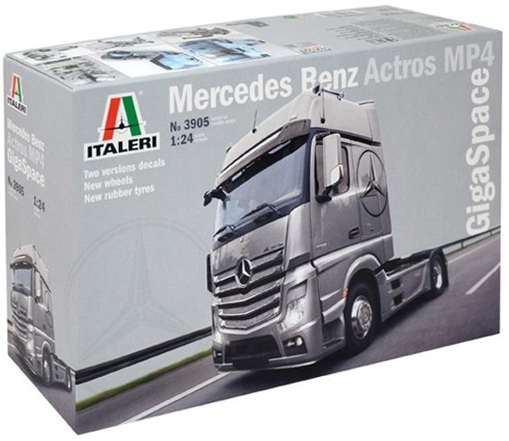 ITA3905 - MERCEDES BENZ Actros MP4 Gigaspace 4x2 model to mount and paint paint and glue not inclued - 1