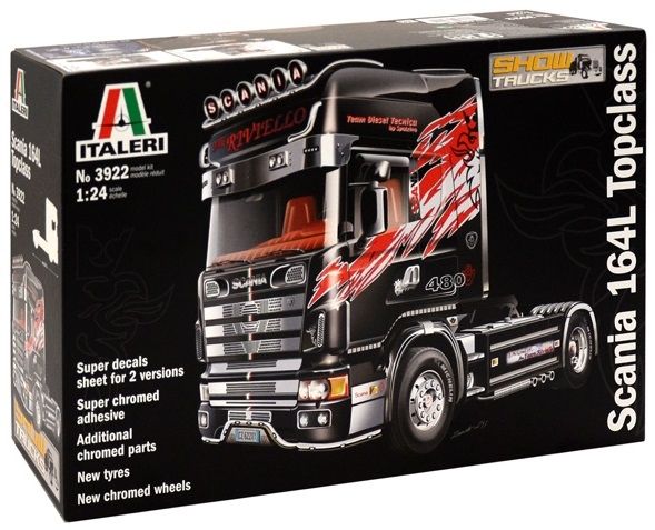 ITA3922 - SCANIA 164 L Top Class 480 v8 4x2 Show Truck model to be assembled and painted - 1