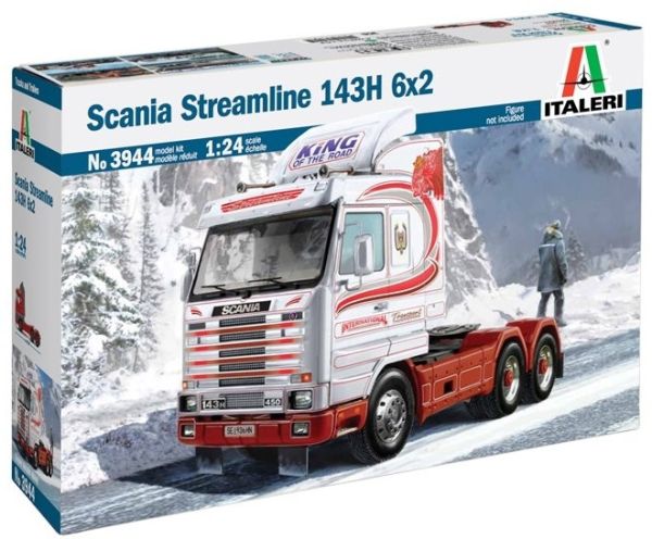 ITA3944 - SCANIA 143H Streamline 6x2 model to assemble and paint glue and paint not included - 1