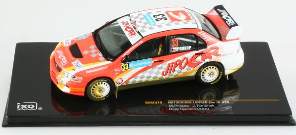 IXORAM319 - MITSUBISHI Lancer Evolution IX #33 Rally Sweden 2008 M.Prokop / J. Tomanek - 1