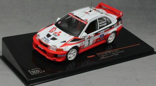 IXORAM521 - MITSUBISHI Lancer Evolution 5 #1 rally Sanremo 1998 T.Makinen / R.Mannisenmaki - 1