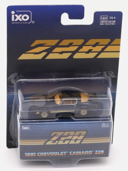 IXO-IA64018 - CHEVROLET Camaro Z28 1981 Metallic Blue (blister pack) - 1
