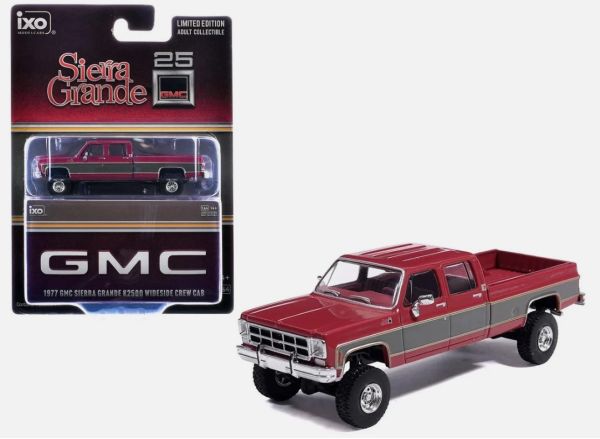 IXO-IA64027 - GMC Sierra K2500 1977 Red in blister - 1