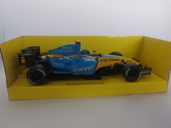 NEW01813 - Renault F1 FERNANDO ALONSE 2006 blue and yellow - 1