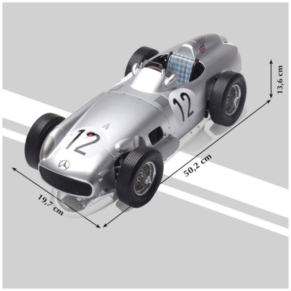 IXC.MRM.FK - MERCEDES-BENZ W196 #12 1st British Grand Prix 1955 - FULL KIT - 1