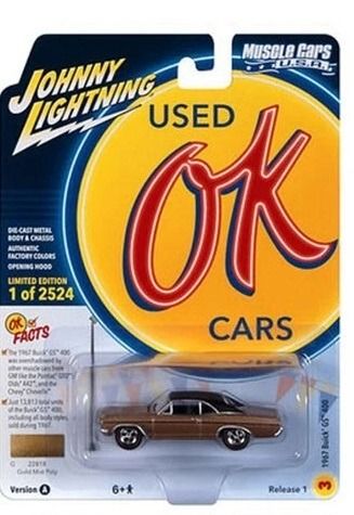 JLMC032A-C - 1967 BUICK GS 400 Gold from the MUSCLE CARS series 2023 blister-packed - 1