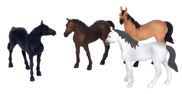 KID570199 - Box of 4 Horses - 1